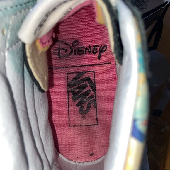 Van's Disney Princess’s Shoes Lace Up Sneakers Rare NWOB Size 6 - Picture 9 of 10